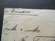 Indien GB Kolonie 1904 Umschlag Mit Aufdruck One Anna Und Rücks. Stempel Sea Post Office Via Brindisi Nach Altona - Other & Unclassified