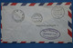 Y17 LUXEMBOURG   BELLE  LETTRE   1957 PREMIER VOL BRUXELLES BUDAPEST + RUMELANGE     + AFFRANCHISSEMENT V INTERESSANT - Storia Postale