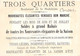 Image  13.5 X 10.5 Cm     Militaire Faisant La Cour à Une Nourrice .Publicité Aux Trois Quartiers Paris    (voir Scan) - Other & Unclassified