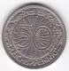 50 Reichspfennig 1928 F Stuttgart, En Nickel - 50 Reichspfennig