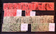 Delcampe - Great Britain Angleterre - 6 Classification Cards With Some Interresting Values Of Old Stamps Used - Collections