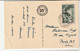 Carte Avec Samothrace N°354, 30c Vert Et Oblitération Paris-Musée Du Louvre, 1937 - Covers & Documents