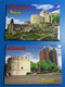 Lot Of 2 Albanian Cities Kruja, Durres Fridge Magnets Souvenirs - Magnete