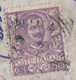 833 - REGNO - Busta Assicurata Con Testo Del 1907 Da Messina A Bazzano Con Cent 5 + 5 Verde (Leoni) + Cent 50 Violetto - Assurés