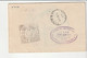 Lettre Air France 4 Volets Exposition Paris 1937 Avec "Pont Du Gard+Mermoz", Timbres Hong-Kong/Brésil/USA, Par Avion - Covers & Documents