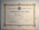 CONSERVATOIRE DE MUSIQUE DE GENÈVE Certificat De Prix 1894: Wenger(Schweiz Suisse Music Diploma Piano F. Liszt - Diploma & School Reports