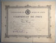 CONSERVATOIRE DE MUSIQUE DE GENÈVE Certificat De Prix 1894: Wenger(Schweiz Suisse Music Diploma Piano F. Liszt - Diplômes & Bulletins Scolaires