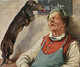 Humour. Der Gescheite Dactel. Chien Gourmand. Menu Au Tableau Du Restaurant. Teckel. Dachshund Dog - Cani