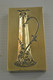 PLAQUE BRONZE MATRICE PLAQUE IMPRIMERIE EAU FORTE LITHOGRAPHIE VASE ART NOUVEAU - Seals