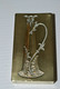 Delcampe - PLAQUE BRONZE MATRICE PLAQUE IMPRIMERIE EAU FORTE LITHOGRAPHIE VASE ART NOUVEAU - Stempels