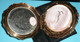 Rare Ancien Poudrier En Métal Doré Gravé, Miroir De Poche/sac à Main, Poudre Fond Teint, Stratton England - Accessoires