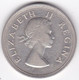 Afrique Du Sud , 2 1/2 Shillings 1954 Elizabeth II, En Argent , KM# 51 - Afrique Du Sud