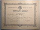 CONSERVATOIRE DE MUSIQUE DE GENÈVE Certificat D’ Accessit 1896: Wenger(Schweiz Suisse Music Diploma Piano F. Liszt - Diploma's En Schoolrapporten