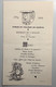 Jubilé Du Collége De Genève 1559-1909 Carte Du Menu Du Banquet Jean Wiederkehr Restaurateur (Schweiz Suisse école - Diplome Und Schulzeugnisse