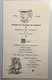 Jubilé Du Collége De Genève 1559-1909 Carte Du Menu Du Banquet Jean Wiederkehr Restaurateur (Schweiz Suisse école - Diplômes & Bulletins Scolaires