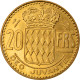 Monnaie, Monaco, Rainier III, 20 Francs, Vingt, 1951, SUP, Aluminum-Bronze - 1949-1956 Francos Antiguos