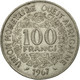 Monnaie, West African States, 100 Francs, 1967, Paris, TTB, Nickel, KM:4 - Costa De Marfil