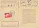 733 Marianne Gandon 100 F Rouge Sur Carte Abonnement Aux Timbres Poste - Brieven En Documenten