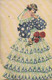 A13668-WOMAN WITH ROSES ILLUSTRATION SIGNED BY  MELA KOEHLER REPRO POSTCARD - Koehler, Mela