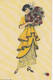 A13726-WOMAN WITH BOUQUET OF FLOWERS ILLUSTRATION SIGNED BY MELA KOEHLER REPRO  POSTCARD - Koehler, Mela