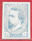 Espagne Carlistes N°1a (1 Recto) 1R Bleu Clair  (faux De Paris / Forgery Of Paris) 1873 * - Carlists