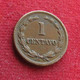 El Salvador 1 Centavo 1942 KM# 135.1 Lt 38 *VT - Salvador