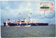 TRISTAN DA CUNHA CARTE POSTALE H.M.Y. BRITANNIA OFF COWES AVEC OBLITERATION TRISTAN DA CUNHA 14 AUG 67 - Ships