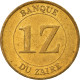 Monnaie, Zaïre, Zaire, 1987, TTB, Laiton, KM:13 - Zaire (1971-97)