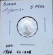 Myanmar (Burma) 1966 - 5 Pyas - Birmania