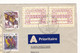 Lettre Einschreiben Berlingen Suisse Písek République Tchèque Česká Republika - Automatic Stamps