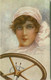 MONESTIER SIGNED 1910s POSTCARD - WOMAN & CAR - N.307  (BG1901) - Monestier, C.