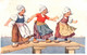 Illustration Karl Feiertag: Fillettes (Pays-Bas) - Carte B.K.W.I. N° 692 - Feiertag, Karl