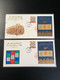 China Stamp PRC Stamp First Day Cover-2 J150M Miniature Sheet Exhibition Cover -China Stamp Exhibition In Singapore 1988 - Lettres & Documents