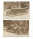 Automobile  Carte Photo  2 Cp Même Voiture - Altri & Non Classificati