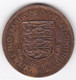 Jersey , 1/12 Shilling 1960 Elizabeth II, 300e Anniversaire 1660 - 1960, Bronze , KM# 23 - Jersey