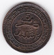 Maroc. 5 Mazunas (Mouzounas) HA 1320 (1902) Birmingham. Abdul Aziz I. Frappe Médaille. Bronze - Marokko