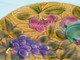 Delcampe - GRAND PLAT PLAT à Gâteau Rond BARBOTINE SARREGUEMINES Décor FRUITS Déco Table Collection Vitrine - Sarreguemines (FRA)