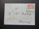 AD NDP Um 1869 Nr.16 EF Stempel Ra3 Stromberg Reg. Bez. Koblenz Briefstück / Teil Eines Beleges!! - Lettres & Documents