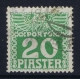 Austria Levante  Porto Mi Nr 13 Ya Dunnes Papier  0.1 Mm Gestempelt/used/obl. Light Colour - Levante-Marken