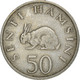 Monnaie, Tanzania, 50 Senti, 1966, TB+, Copper-nickel, KM:3 - Tanzanía