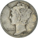 Monnaie, États-Unis, Mercury Dime, Dime, 1937, U.S. Mint, Philadelphie, TB - 1916-1945: Mercury (Mercure)