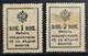 RUSSIA 1916/17 - MLH - Sc# 112, 113 - Neufs