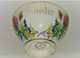 1 BOL PORCELAINE AMITIE Sté ROSE SAINT AMANDINOISE Décor FLEURS Sorti Grenier Céramique Collection Déco - Saint Amand (FRA)