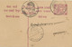 INDIEN JAIPUR 1937 1/4 A Sonnenwagen Sehr Selt. Gel. Kab.-GA-Postkarte "SAWAI" - Jaipur