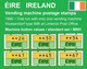 EIRE Ireland 1990 The Very First Soar Stamps Standard Set MNH / ATM Automatenmarken Distributeur Vending Machine Kiosk - Viñetas De Franqueo (Frama)