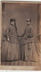 Cdv  Femmes Mode   Chapeau 1866 Brechin écosse Royaume Uni United Kingdom - Antiche (ante 1900)