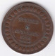 PROTECTORAT FRANCAIS. 5 CENTIMES 1891 A .BRONZE - Tunisie