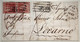 1855 RRR! Underpaid Cover>Switzerland Locarno TICINO(Schweiz Brief Toscana Tuscany Italy Lettera Italia Insufficiente TI - Toscana