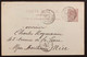 Monaco Entier Carte Réponse 10c Brun Charles III Utilsé à Paris !! Dateur Place De La Bourse Pour Nice !! TTB Et RR - Entiers Postaux