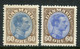 DENMARK 1919 King Christian X Definitive 60 Øre  Both Shades LHM / * .  Michel 106a-b; SG 161,161a - Unused Stamps
